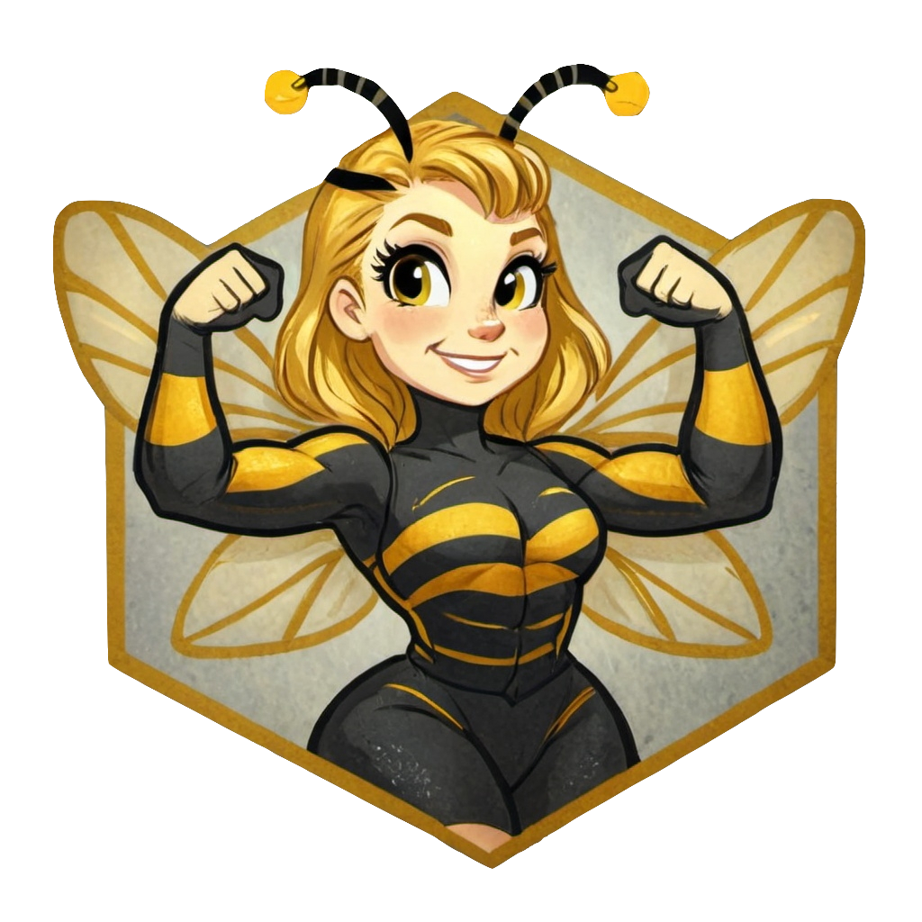 Mighty Chloe Bee Logo